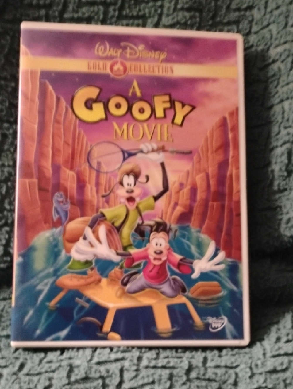 Disney A Goofy Movie VHS Cover - Purple, Pink, Blue, Yellow